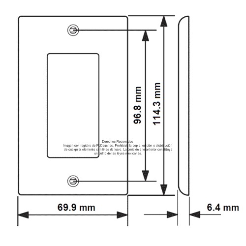 Placa Tapa Cepillo pasa cables cubre polvo en ABS Placa Tapa Cepillo pasa cables cubre polvo en ABS