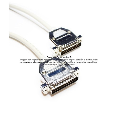 Cable paralelo DB25 macho a macho 3 m