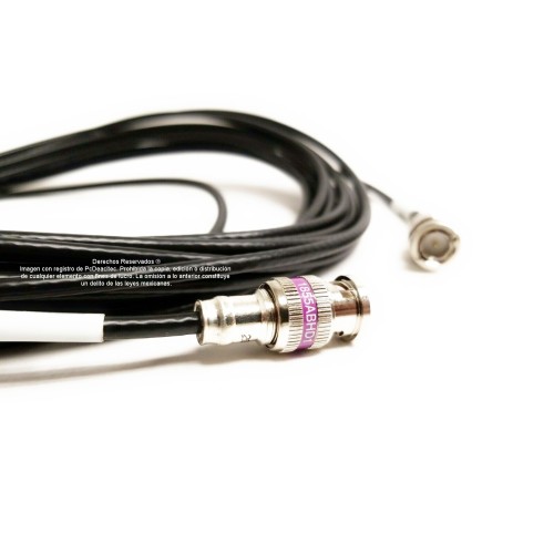 Cable Belden SDI Coaxial 75 Ohm 6Gb/s HD-SDI jumper BNC de 3 m