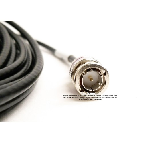 Cable Belden SDI Coaxial 75 Ohm 6Gb/s HD-SDI jumper BNC de 3 m