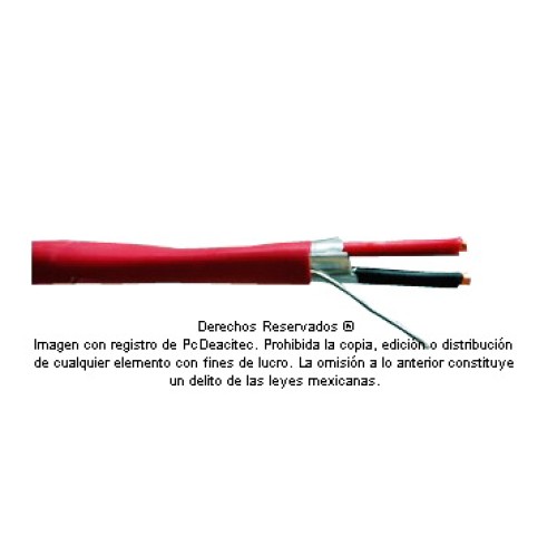 Cable Belden blindado 2x14 AWG 5120FL contra incendio para control, voz y datos, venta por metro