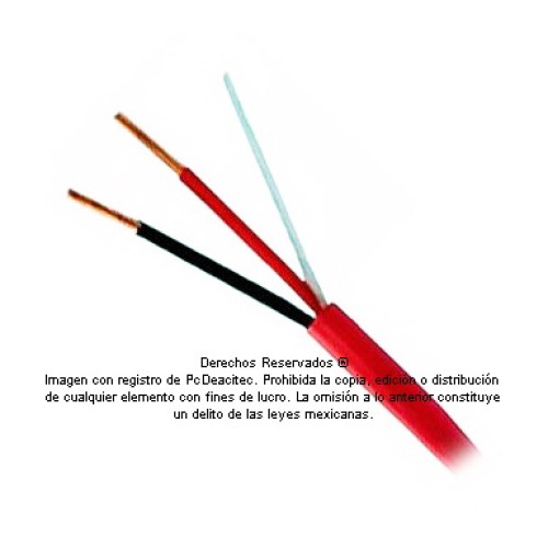 Cable Belden 2x16 AWG 5220UL ROJO contra incendio para control, voz y datos, venta por metro