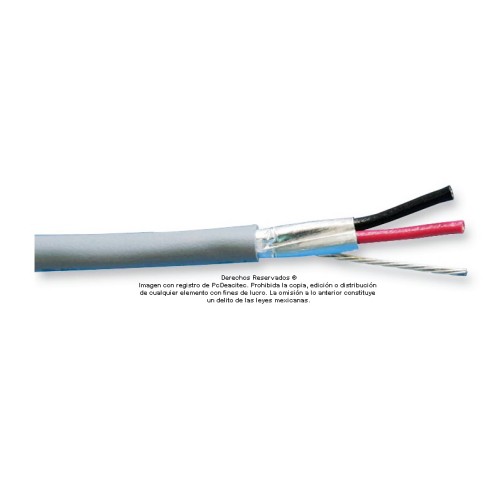 Cable Belden 2x20 AWG blindado 5400FE para control, voz y datos, venta por metro