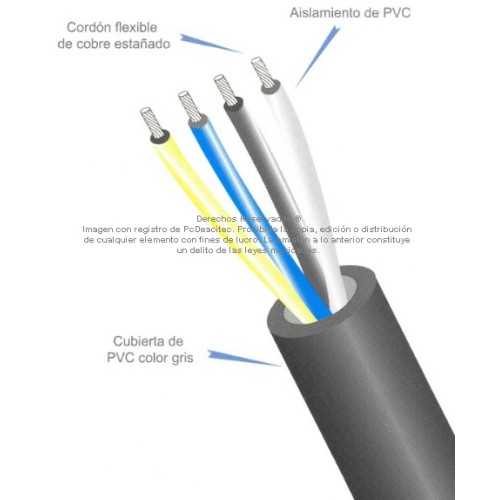 Metro de Cable ARSA Multiconductor 9x18 AWG venta por metro