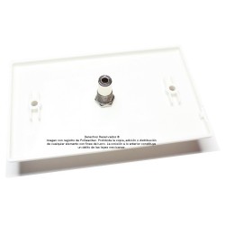 Placa Tapa Jack Audio 3.5 mm en ABS