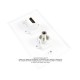 Placa Tapa HDMI 4k + Jack de audio 3.5 mm en ABS