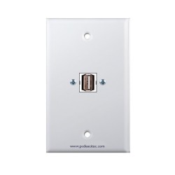 Placa Tapa USB 2.0 en ABS