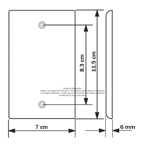 Placa Tapa VGA + HDMI 4k pigtail en Aluminio