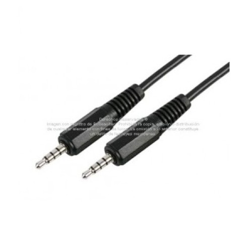 Cable extensión plug a plug 3.5 mm de 3 polos + armadura 20 m, ENSAMBLADO