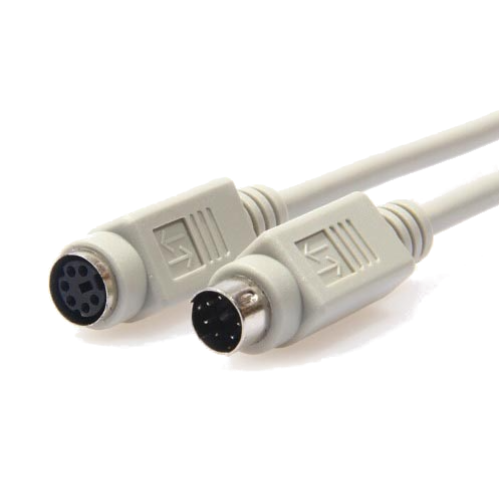 Cable PS2 Extensión macho a hembra de 7.5 m