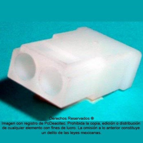 Conector MNL 2 vías macho