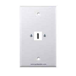 Placa Tapa USB-C en ABS