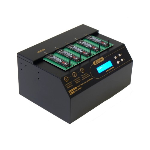 Duplicador y limpiador Cyclone 1x4 de discos SSD internos NVMe M.2 PCIe NVMe y M2 SATA
