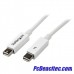 Cable 50cm Thunderbolt - Blanco - Macho a Macho