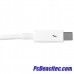 Cable 50cm Thunderbolt - Blanco - Macho a Macho