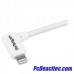 Cable de 1m Lightning Acodado a USB - Blanco