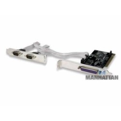 Tarjeta paralela y tarjeta serial combo PCI dos puertos seriales externos y uno paralelo