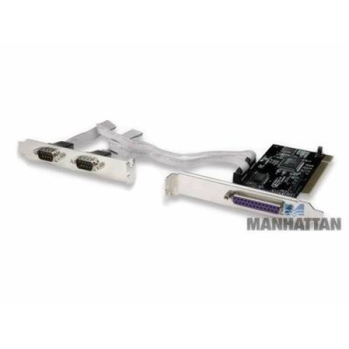 Tarjeta paralela y tarjeta serial combo PCI dos puertos seriales externos y uno paralelo