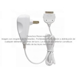 Cargador de pared a conector 30 pin para equipos Apple iPad, iPad2