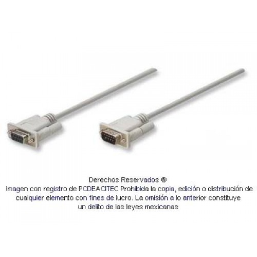 CABLE DB9 MACHO HEMBRA cable db9 macho hembra: