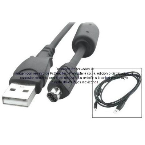 Cable cámara Nikon USB A UC-E1 a mini B 8 pines