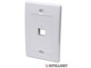 Placa Tapa Faceplate 1 keystone ABS