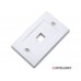 Placa Tapa Faceplate 1 keystone ABS