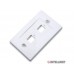 Placa Tapa Faceplate 2 keystone ABS