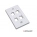 Placa Tapa Faceplate 4 keystone ABS