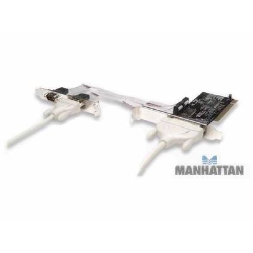 Tarjeta paralela y tarjeta serial combo PCI dos puertos seriales externos y uno paralelo