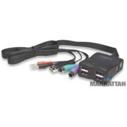 Hub de Multimedia USB 2.0, audio 3.5 mm