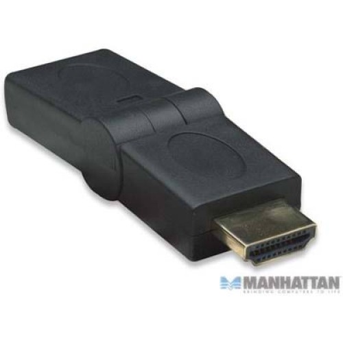 Adaptador HDMI macho a hembra ajustable 180° Adaptador HDMI macho a hembra ajustable 180°