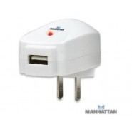 Cargador USB, NEMA 5-15, dos contactos