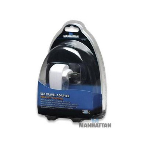 Cargador USB, NEMA 5-15, dos contactos