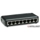 Switch para Red de Oficina Fast Ethernet 8 Puertos, Compacto, de plástico