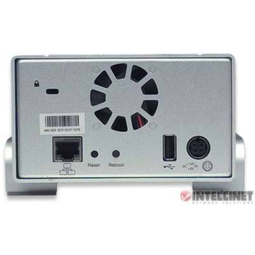 NAS SATA 2 bahías 3 TeraByte arreglo RAID, puerto USB externo, conexión a red