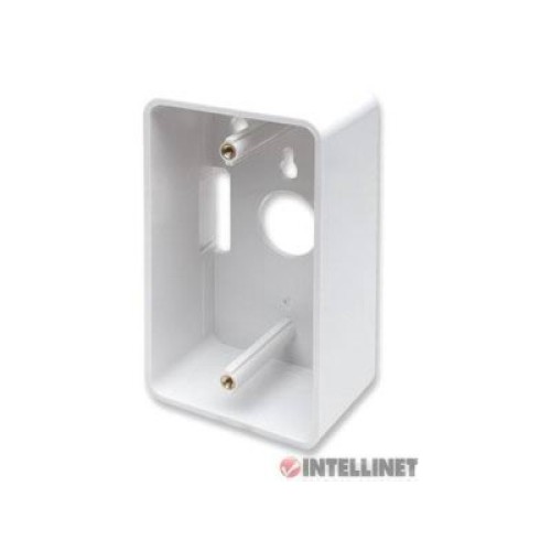 Caja para pared para faceplate, 4.8 cm de profundidad, blanca Caja para pared para faceplate, 4.8 cm de profundidad, blanca