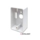 Caja para pared para faceplate, 4.8 cm de profundidad, blanca Caja para pared para faceplate, 4.8 cm de profundidad, blanca
