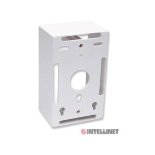 Caja para pared para faceplate, 4.8 cm de profundidad, blanca Caja para pared para faceplate, 4.8 cm de profundidad, blanca