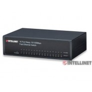 Switch para Red de Oficina Fast Ethernet. 16 puertos, metálico