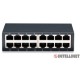 Switch para Red de Oficina Fast Ethernet. 16 puertos, metálico