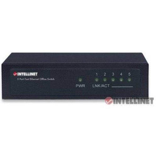 Switch para Red de Oficina Fast Ethernet 5 puertos, Metálico Switch para Red de Oficina Fast Ethernet 5 puertos, Metálico