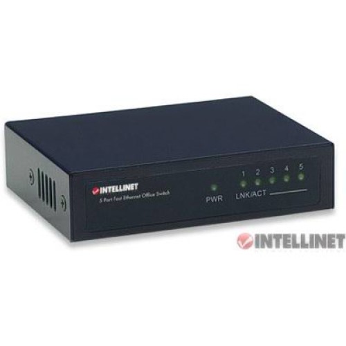 Switch para Red de Oficina Fast Ethernet 5 puertos, Metálico Switch para Red de Oficina Fast Ethernet 5 puertos, Metálico