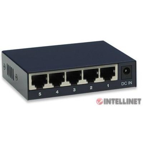 Switch para Red de Oficina Fast Ethernet 5 puertos, Metálico Switch para Red de Oficina Fast Ethernet 5 puertos, Metálico