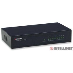 Switch para Red de Oficina Fast Ethernet Metálico de 8 puertos