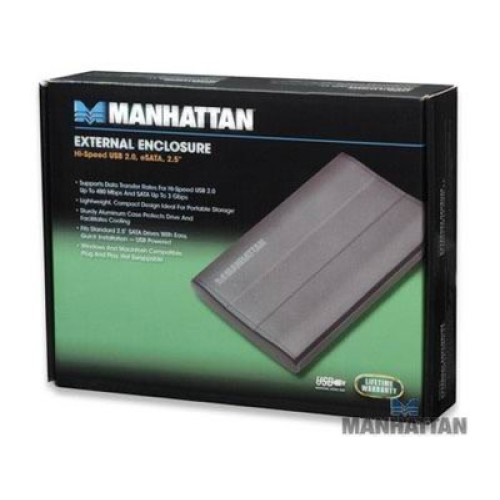 Gabinete para Disco Duro USB de Alta Velocidad 2.0, eSATA, 2.5" Gabinete para Disco Duro USB de Alta Velocidad 2.0, eSATA, 2.5"