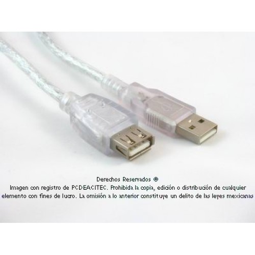 Cable extensión USB 2.0 A macho a hembra 3 m