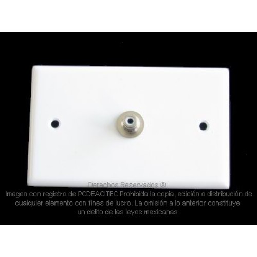 Placa Tapa RCA en ABS