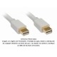 Cable Mini DisplayPort de 1.8 m Cable Mini DisplayPort de 1.8 m