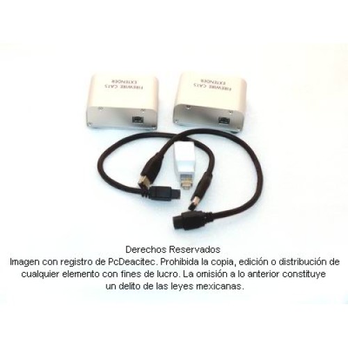 Extensor FireWire hasta 75 m vía Cat5e, Cat6, UTP, STP  